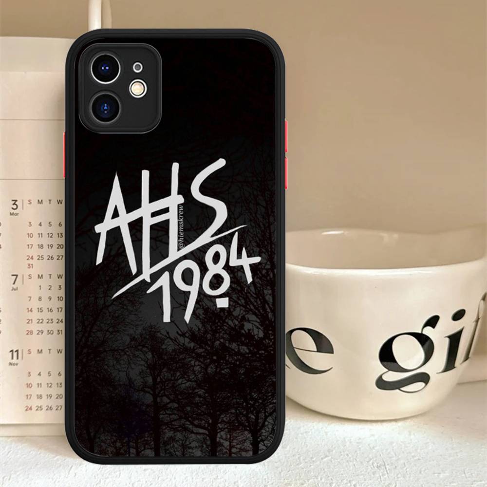 American Horror Story AHS 1984 Matte Translucent Phone Case For Iphone 16 ProMax 15 14 13 12 11 X XS PRO Plus