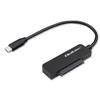 Адаптер Qoltec SATA | Переходник для SSD HDD 2.5" | USB-C | Super speed 5 Гбит/с | 2 ТБ | 19 см