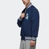 Adidas Куртка Originals Trefoil Rev с логотипом, мужская верхняя одежда, синяя DX4220