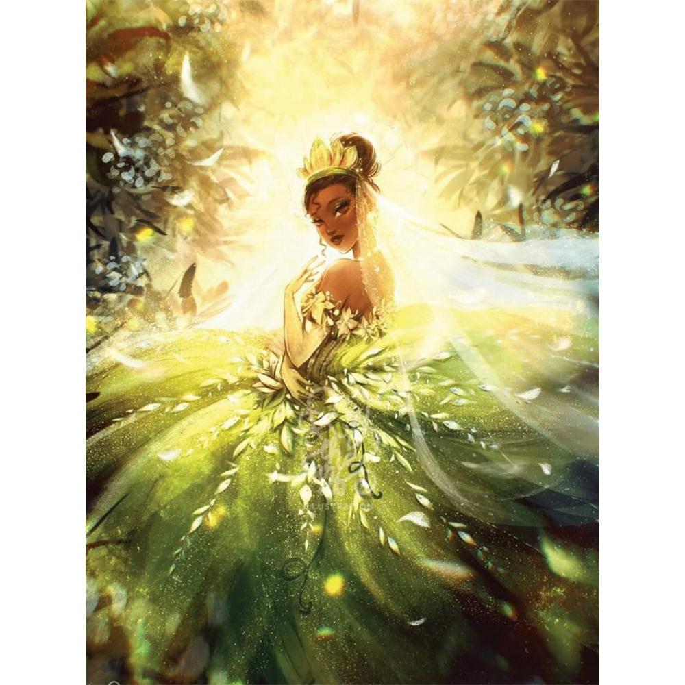 Disney Алмазная мозаика 5D Принцесса и лягушка Мультфильм Вышивка крестом Рукоделие Подарок Декор для дома