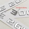 3D ABS Car Letters Logo CLE200 CLE260 CLE300 CLE450 Badge Rear Trunk Emblem Decals For Mercedes Benz CLE Class Auto Tail Marking