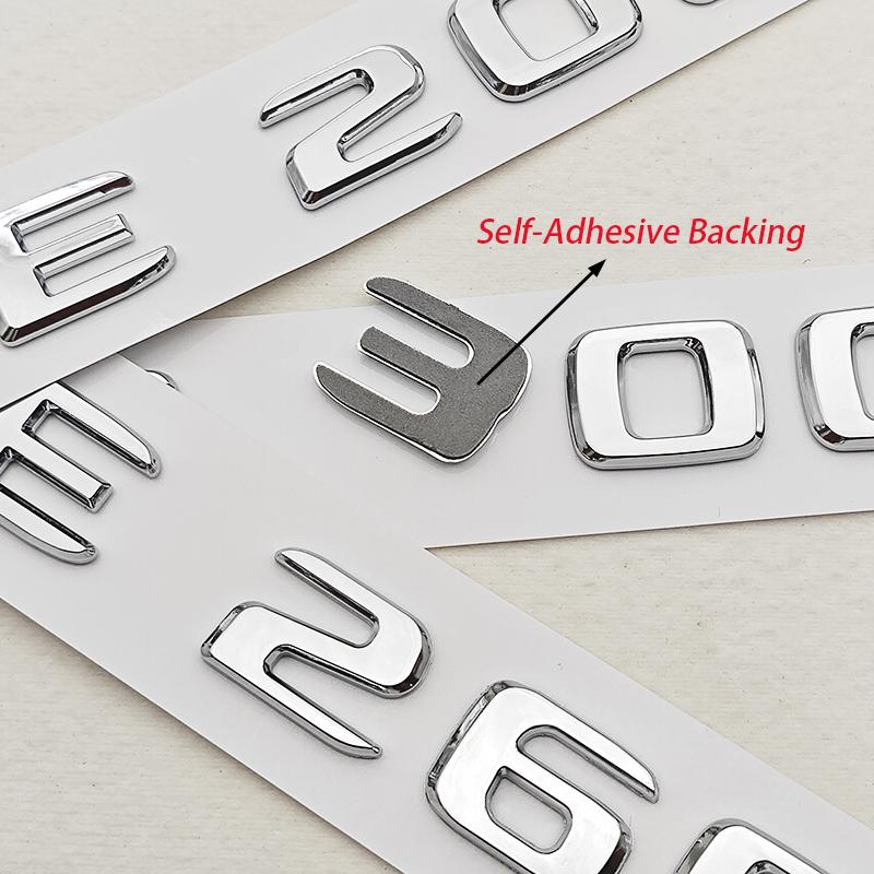 3D ABS Car Letters Logo CLE200 CLE260 CLE300 CLE450 Badge Rear Trunk Emblem Decals For Mercedes Benz CLE Class Auto Tail Marking
