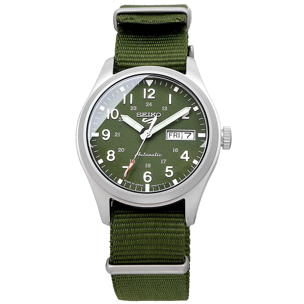 Seiko 5 Спортивные Автоматические Механические Лимитированная Серия Часы Мужские SRPG33 зеленые