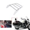 Chrome Sissy Bar Luggage Rack for V /650 998 2011