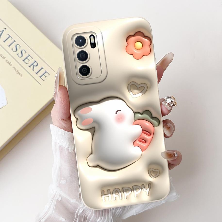 For OPPO A16 Case A16S A54S Soft Silicone Phone Case For Oppo A16 CPH2269 Cartoon Fundas For OPPOA16s CPH2271 Cover A 54s Bumper