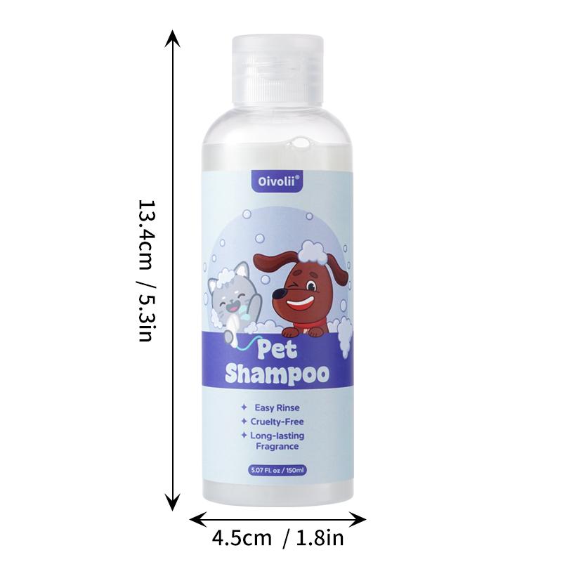 Pet Shampoo Easy Rinse Long Lasting Deep Cleaning Deodorizing Fragrance Cruelty Free For Home Pet Grooming And Bath Use