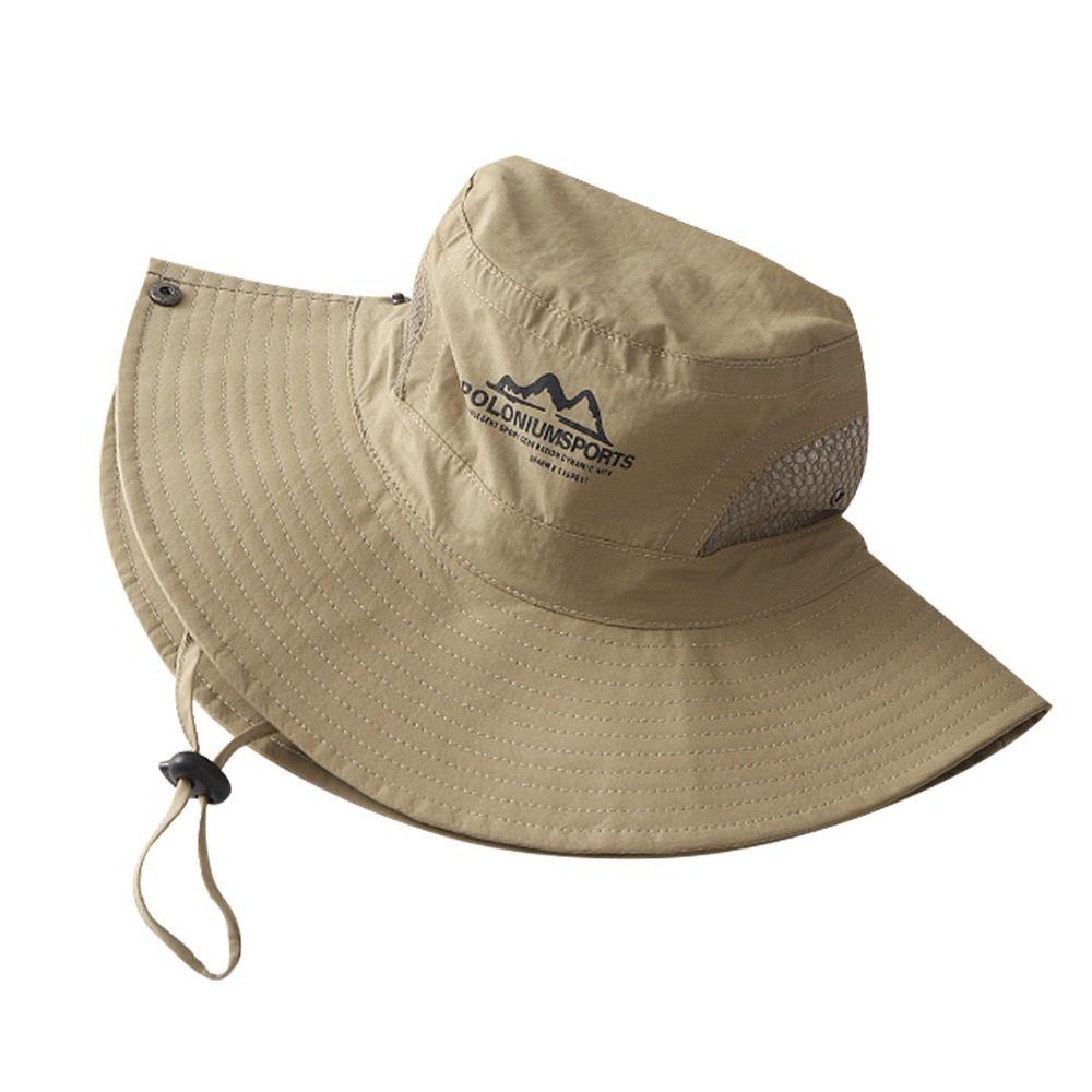 Quick-dry Bucket Hat Sun Protection Mountaineering Caps Fashion Fisherman Cap Camping Hiking