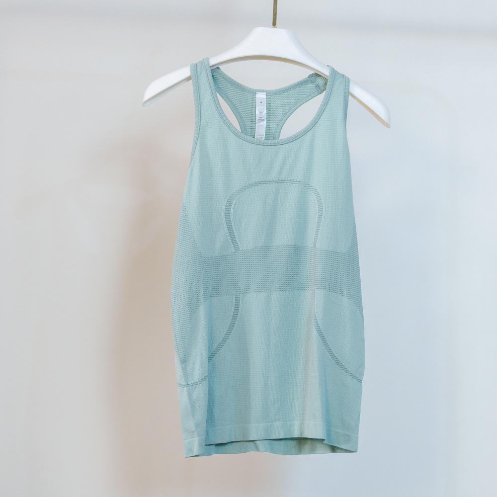 Высокоэластичный бесшовный женский быстросохнущий жилет для йоги без рукавов