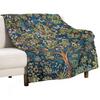Vintage Floral Blanket Vine Leaf William Morris Pattern Flannel Blanket Sofa Blanket