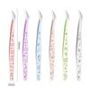 Stainless Steel Scrapbook Tweezers High Precision Lash Extension Tweezer  Eyelash Extension
