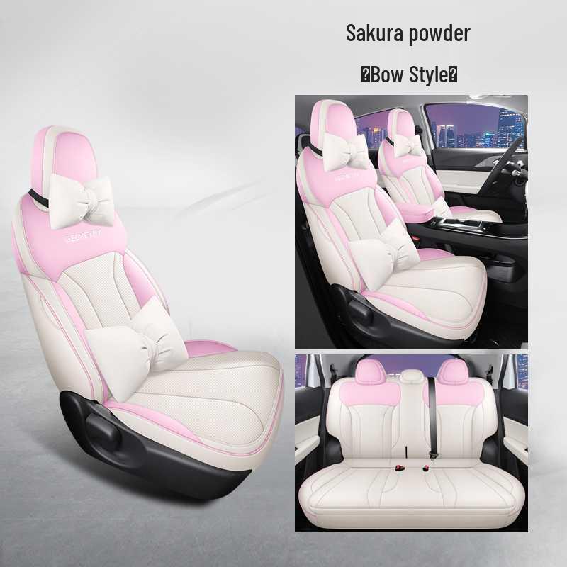 Jihe E Firefly Full Coverage Universal Car Seat Cover - Four Seasons Special Leather Cushion