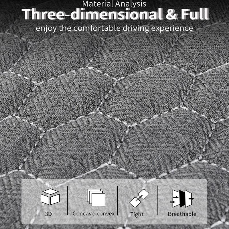 Льняной чехол на сиденье автомобиля, четыре сезона, передняя и задняя льняная тканевая подушка, дышащий защитный коврик, автомобильные аксессуары, универсальный