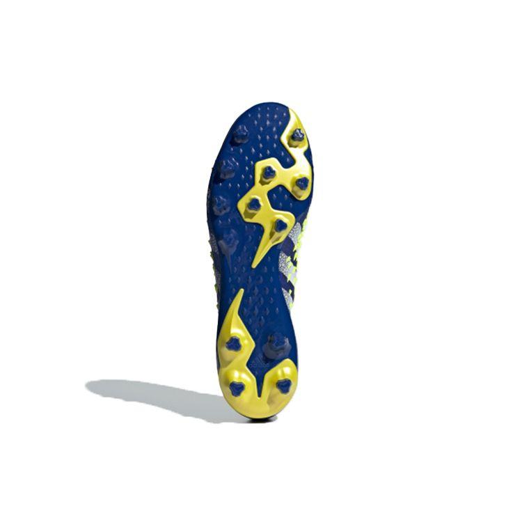 Adidas Predator Freak.1 Low AG Demonskin - черные мужские кроссовки Core-Black Cloud-White Solar-Yellow FZ3752