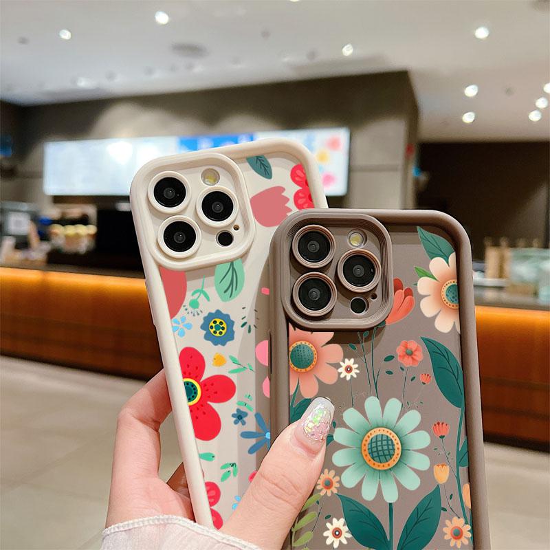 Милый Цветочный Шнурок-Веревка Чехол для Телефона Для Xiaomi Poco X6 X5 F5 F6 M6 Pro 4G Mi 14 13 12 11 Lite 5G 13T 14T Pro Силиконовый Мягкий Чехол