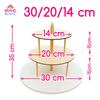 3-Tiered Cake Stand 30/18/12 Brand4Cake
