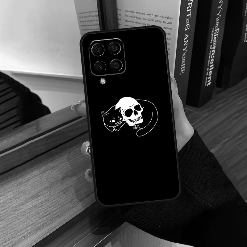 Witch Black Cat Case For Samsung Galaxy M13 M53 M51 M31 M11 M14 M34 M54 M12 M32 M52 M16 M36 M56 M15 M35 M55