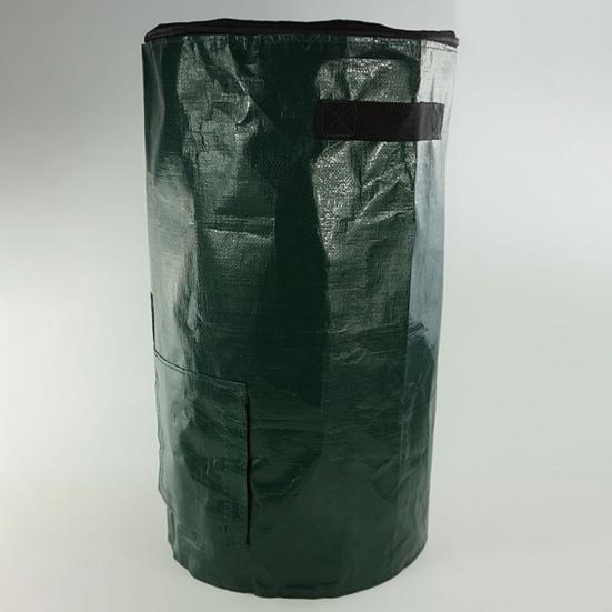 Мешок для мусора в виде листьев, большой емкости, водонепроницаемый полиэтиленовый материал, мешок для органического компоста, очень большой сверхмощный мусорный бак, садовые принадлежности