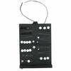 Portable Backgammon with PU Leather Chess Board Foldable Backgammon Board Travel Gifts