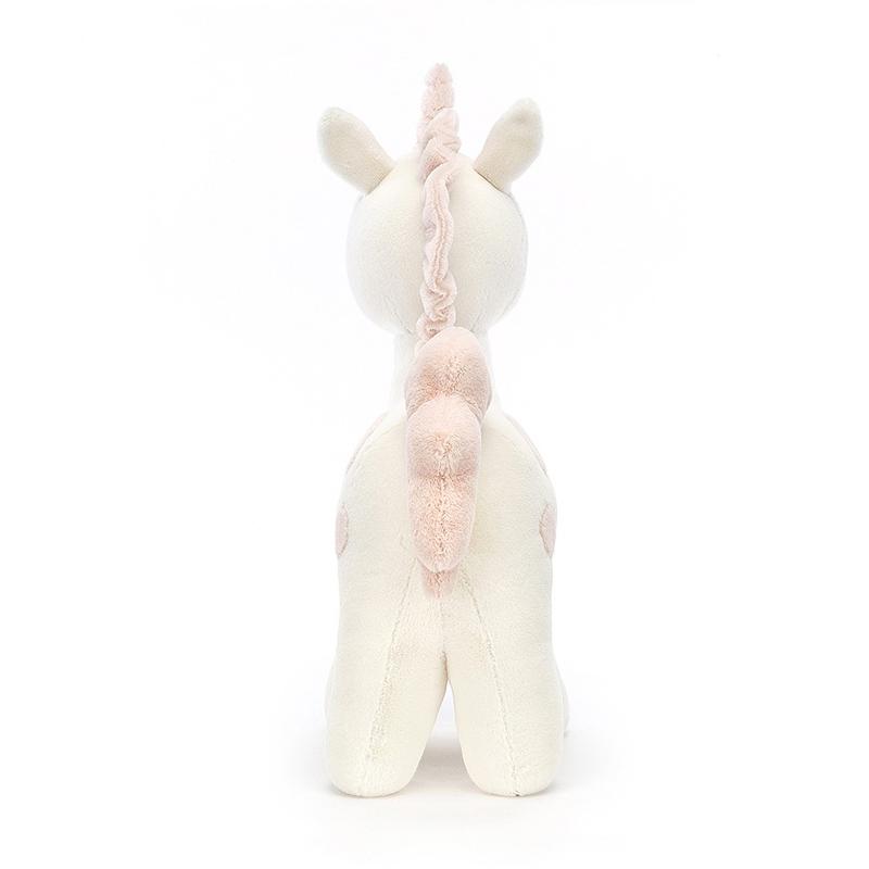 Jellycat Мягкая плюшевая кукла «Единорог в пятнах» из серии «Мифические животные», высота 42 см.