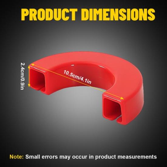 For Chevy 1500 Silverado 2007-2024 Front Bumper Tow Hook Trailer Cover Trim Red