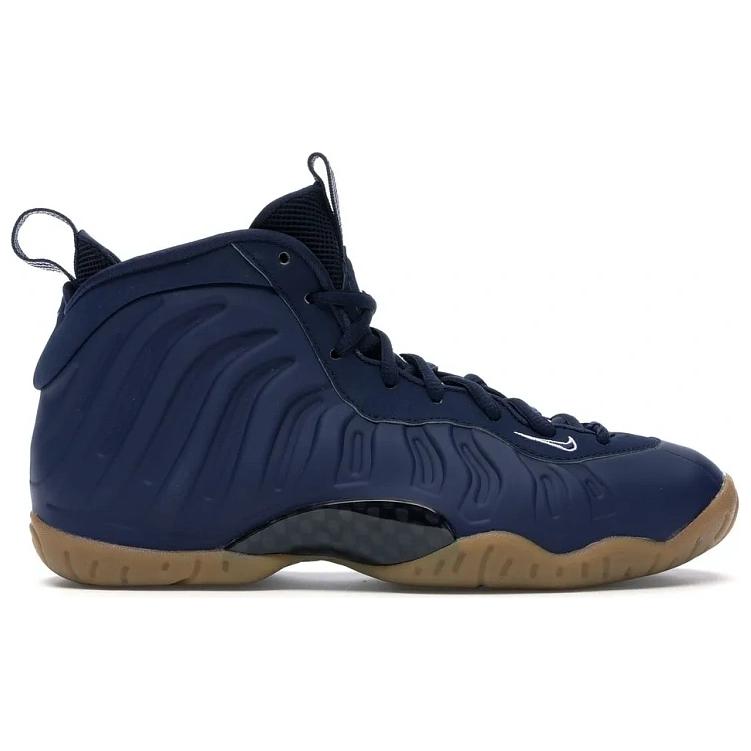 Kids' Sneakers Nike Air Foamposite One Navy Gum (GS) Midnight Navy/Midnight Navy-Gum Light Brown-White