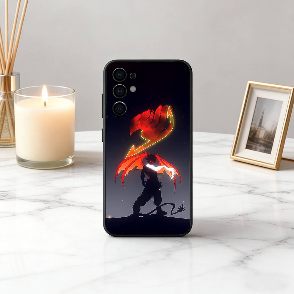 N-Natsu F-Fairy D-Dragneel T-Tail-es Phone Case For Samsung S25,S24,S21,S22,S23,S30,Ultra,S20,Plus,Fe,Lite,Note,10,Black Cover