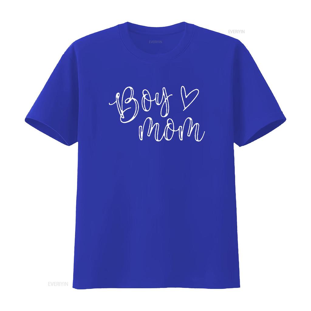 Boy Mom T Shirt For Women Mother s Of Boys Funny Tops Black vintage Washed fashion Breathable Top For Everyday Wear Stylish