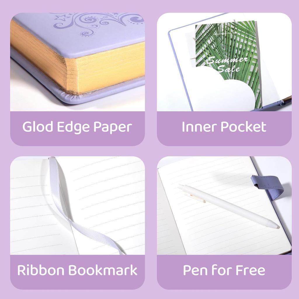 CAGIE Дневник с замком для девочек с ручкой Замок в форме сердца Дневник с 2 ключами Золотой замок Журнал для девочек женщин 290 страниц Журнал с замком для