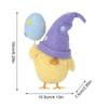 2025 New Easter Decorations Ins NerdyEaster Egg Chick Figurines Holiday Party Gifts Indoor Home DIY Decoration