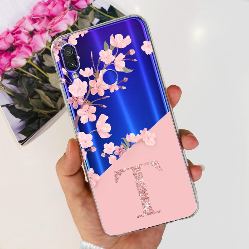 Чехол для Xiaomi Redmi Note 7 Милые Буквы Силиконовый Мягкий Чехол Для Xiaomi Redmi Note 7 Pro Чехлы Fundas Redmi Note 7S Note7 Coque