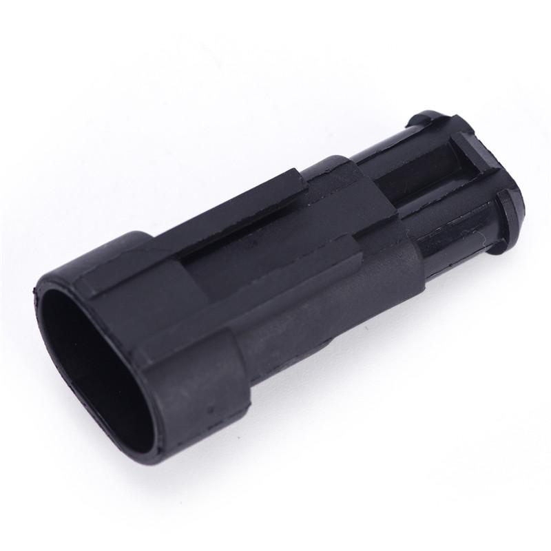 10 комплектов, 2-контактный герметичный водонепроницаемый разъем для электрического провода, автомобильные автомобильные наборы