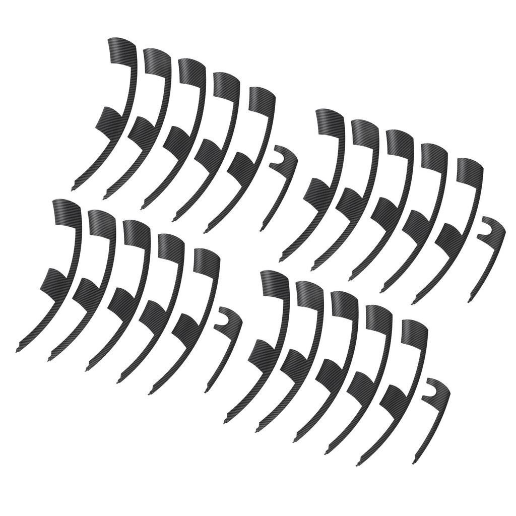 21 Inch Wheel Rim Protector Guard Scratch Resistant Hubcap Rim Patch Replacement for Performance