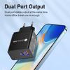 Зарядное устройство PD с двумя портами 20 Вт для MacBook/iPhone 15 Pro Max/Samsung S24 Ultra — подключается, быстрая зарядка, 100% протестировано на безопасность