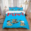 Pippi Adventures Print 3Pcs Bedding Setduvet Cover With 2 Bedropillowcase Home Birthday Gift