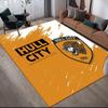 Hull City Flannel Printed Carpet, Home Sofa Decoration for Living Room & Bedroom, Non‑Slip Play Flannel Floor Mat for Game Room