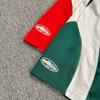 Cross-border European and American trendy brand Alcatraz letter logo embroidery color matching casual shorts men's and women's high street beach five-