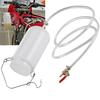 High Quality Motorcycle 4 Litre Auxiliary Fuel Tank Carb Gas Tanks With Hose Clips Balancing Tool Replacement Accessories