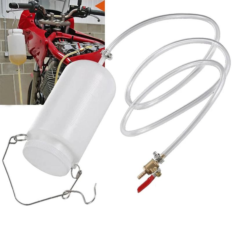 High Quality Motorcycle 4 Litre Auxiliary Fuel Tank Carb Gas Tanks With Hose Clips Balancing Tool Replacement Accessories