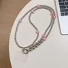 Hanging Rope Crossbody Phone Strap Flower Beads Phone Neck Straps  Hanging Ornaments