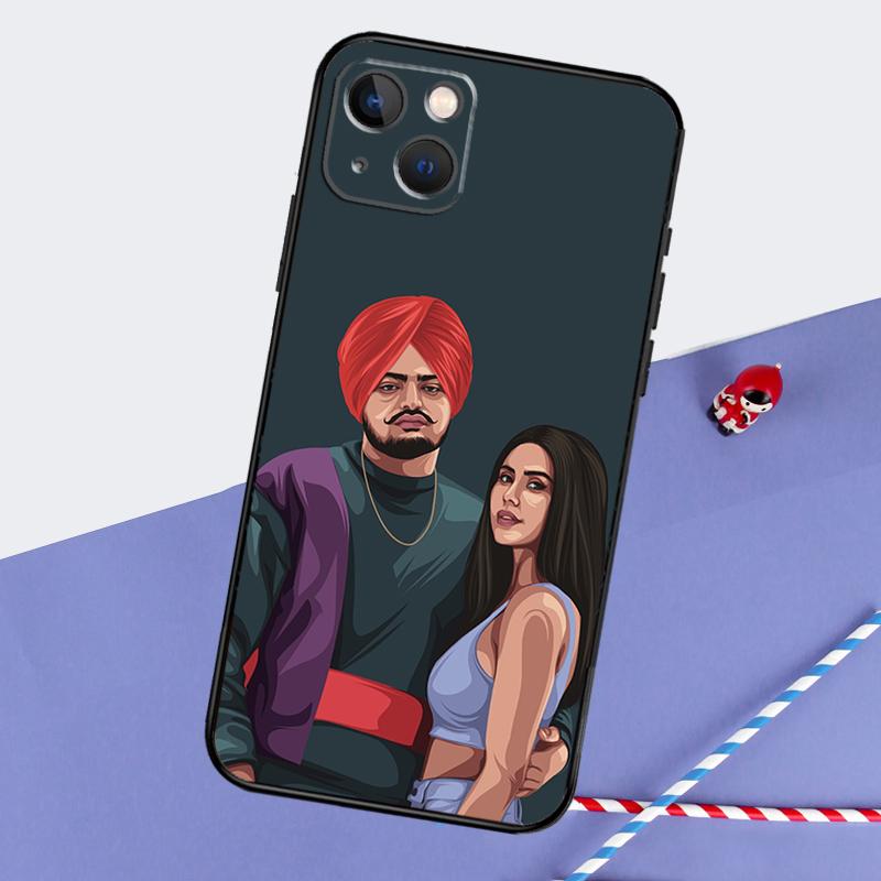 Горячий чехол для телефона Sidhu Moosewala для iPhone 16 15 Pro Max 12 13 Mini 11 14 Pro Max XR 16 15 Plus 16e Чехол Coque