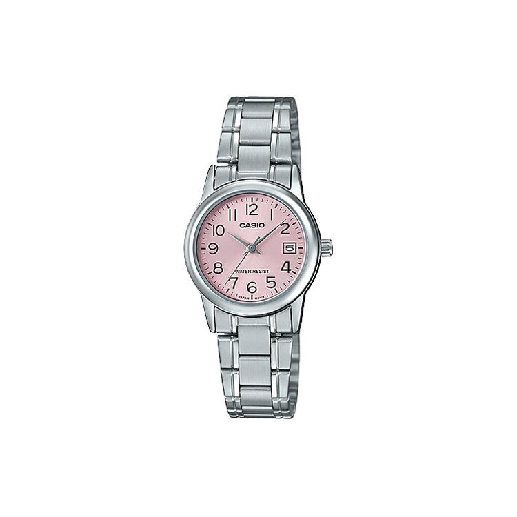 Casio Женские часы стандартной серии Розовые LTP-V002D-4B LTP-V002D-4B