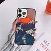 Японская волновая art Чехол для телефона Для iPhone 17 Air 14 13 12 16 Pro Max 15 Plus Чехол-оболочка Max coque