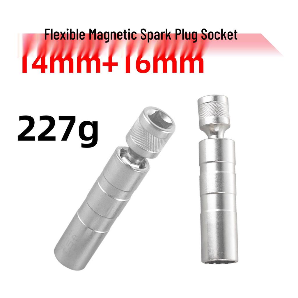 Yubei Magnetic Spark Plug Socket Wrench for 14mm & 16mm Car Auto Repair