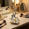 jijijing 3D Printed Jewelry Tray, Water Splash Design Organizer for Rings, Earrings, Necklaces, Pearlescent Storage Box