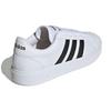 adidas Neo Grand Court Lifestyle Court Кожаные Удобные Повседневные Прочные Легкие Низкие Кеды Женские Кроссовки Белые Черные GW9261