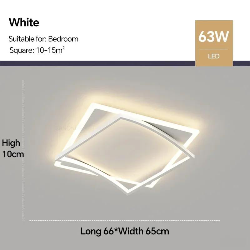 Современный светодиодный потолочный светильник для гостиной, столовой, спальни, кабинета, кухни, прихожей, люстра, светильник для внутреннего домашнего декора
