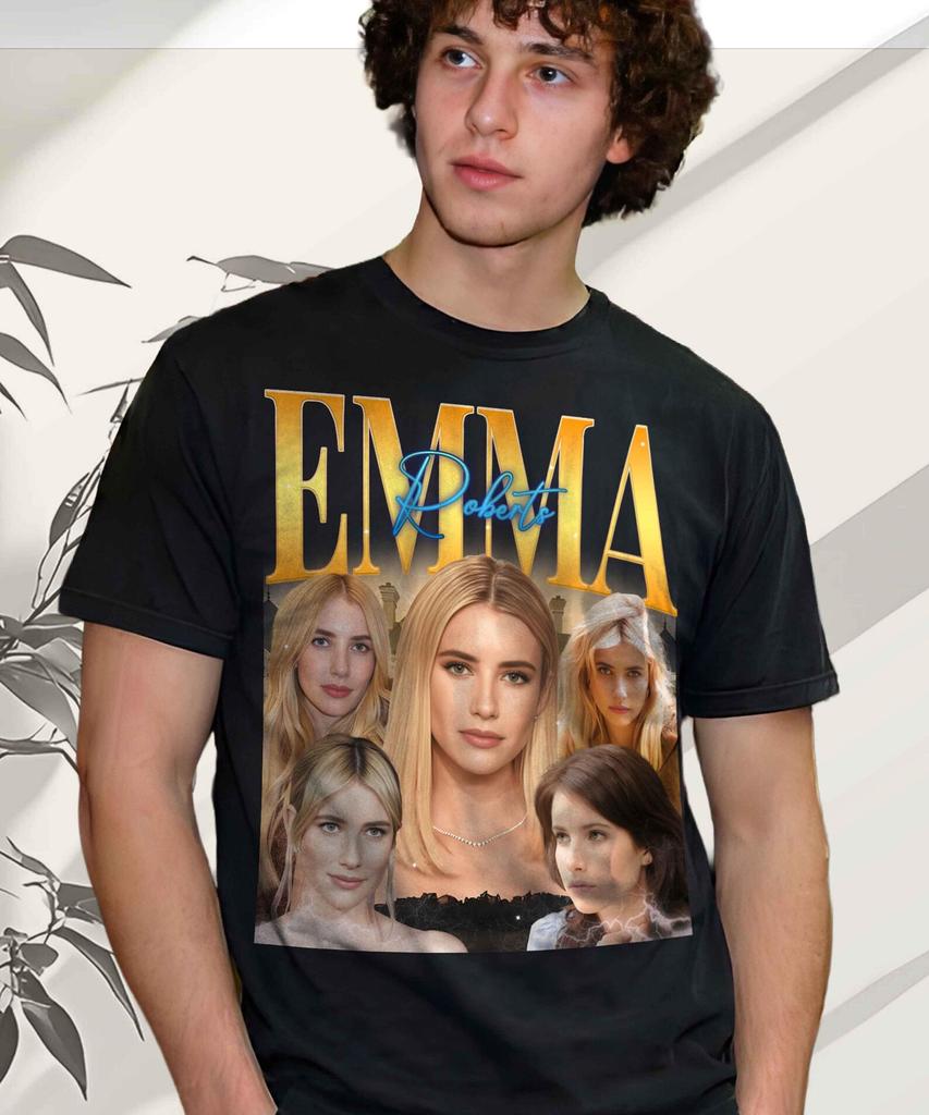 Emma Roberts Collage T-Shirt and kids tshirt: Vintage Style Graphic Tee