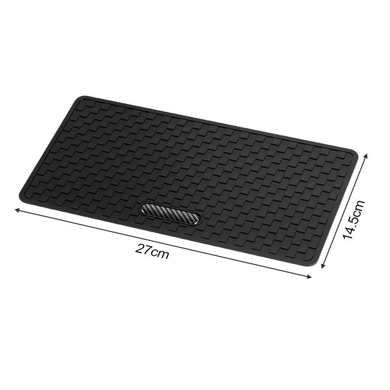 BTQNM1 Car Logo Non-Slip Mat Sticky Dashboard Sticky Pad For KIA Rio Soul Seltos Forte K5 K3 Niro Sorento Stinger Sportage Decoration