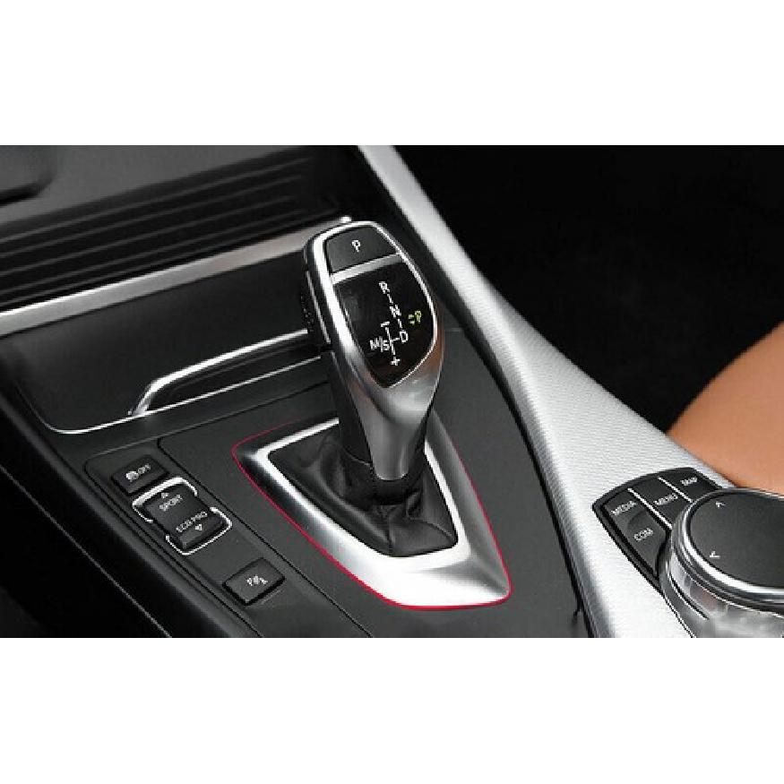 Car Console Gear Shift Frame Cover Trim For BMW 3 4 Series GT 2013-18 Red Matte