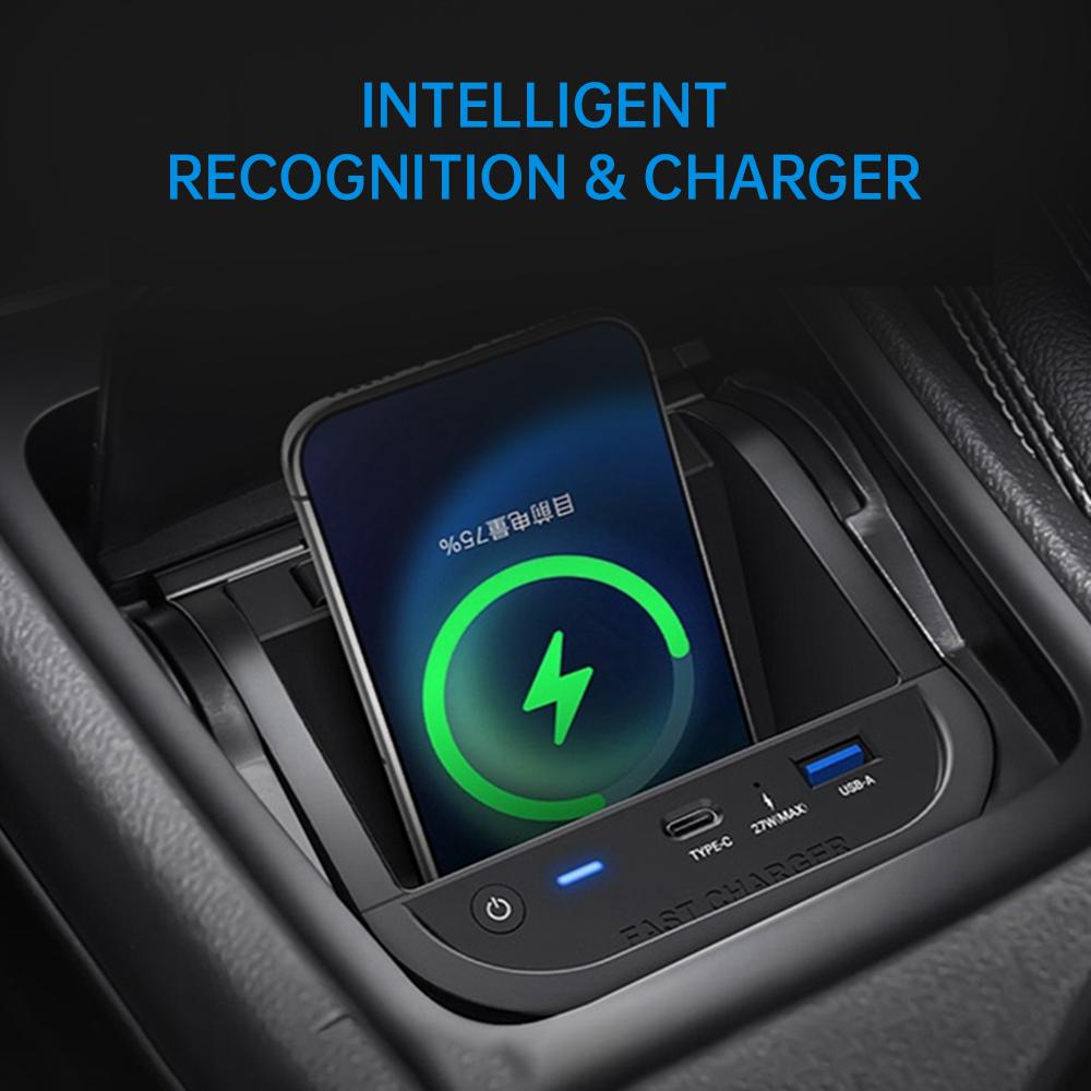 Wireless Car Charger for Mercedes Benz a Class W176 2013-2018 GLA Class 2013-2019 B Class 2011-2019 - Car Accessories